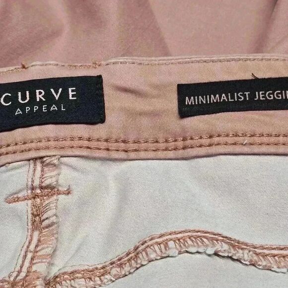 Curve Appeal Minimalist Jegging Size 14 Dusty Rose - Picture 7 of 11